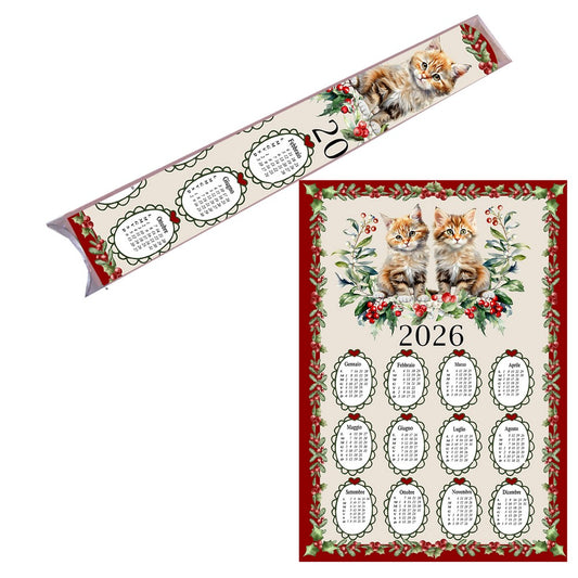 Strofinaccio Calendario in astuccio CON ASTINA