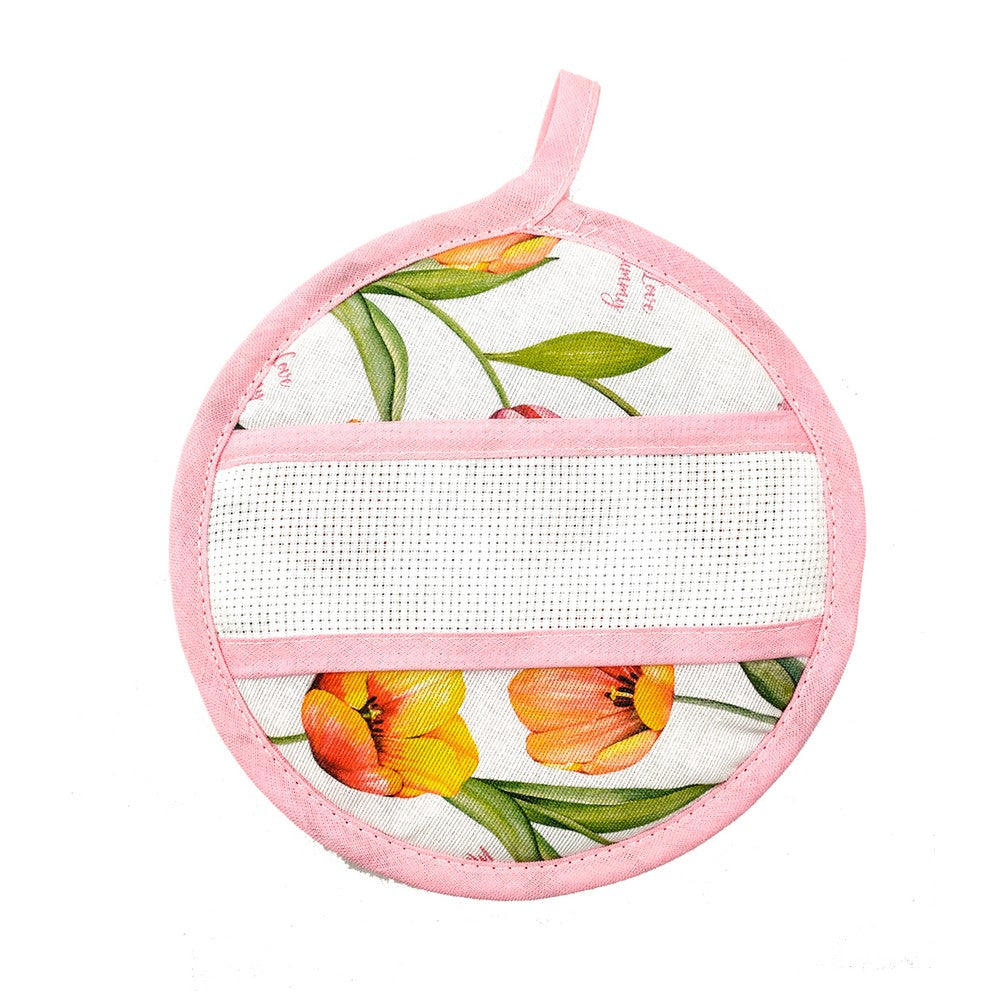 Presina quadrata 20x20 o tonda MUMMY con fascia da ricamare