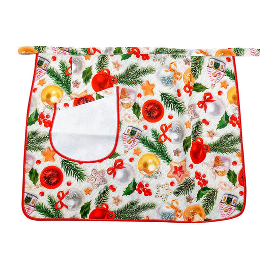 Grembiuli a vita SANTA CLAUS con etamine da ricamare