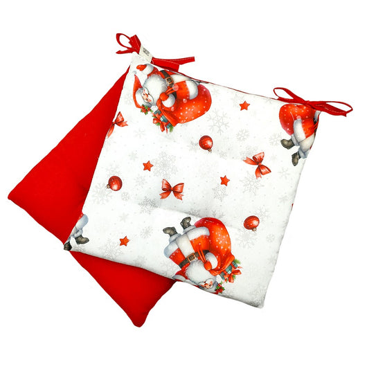 Cuscini coprisedia trapuntino CHRISTMAS Confezione 2 pezzi