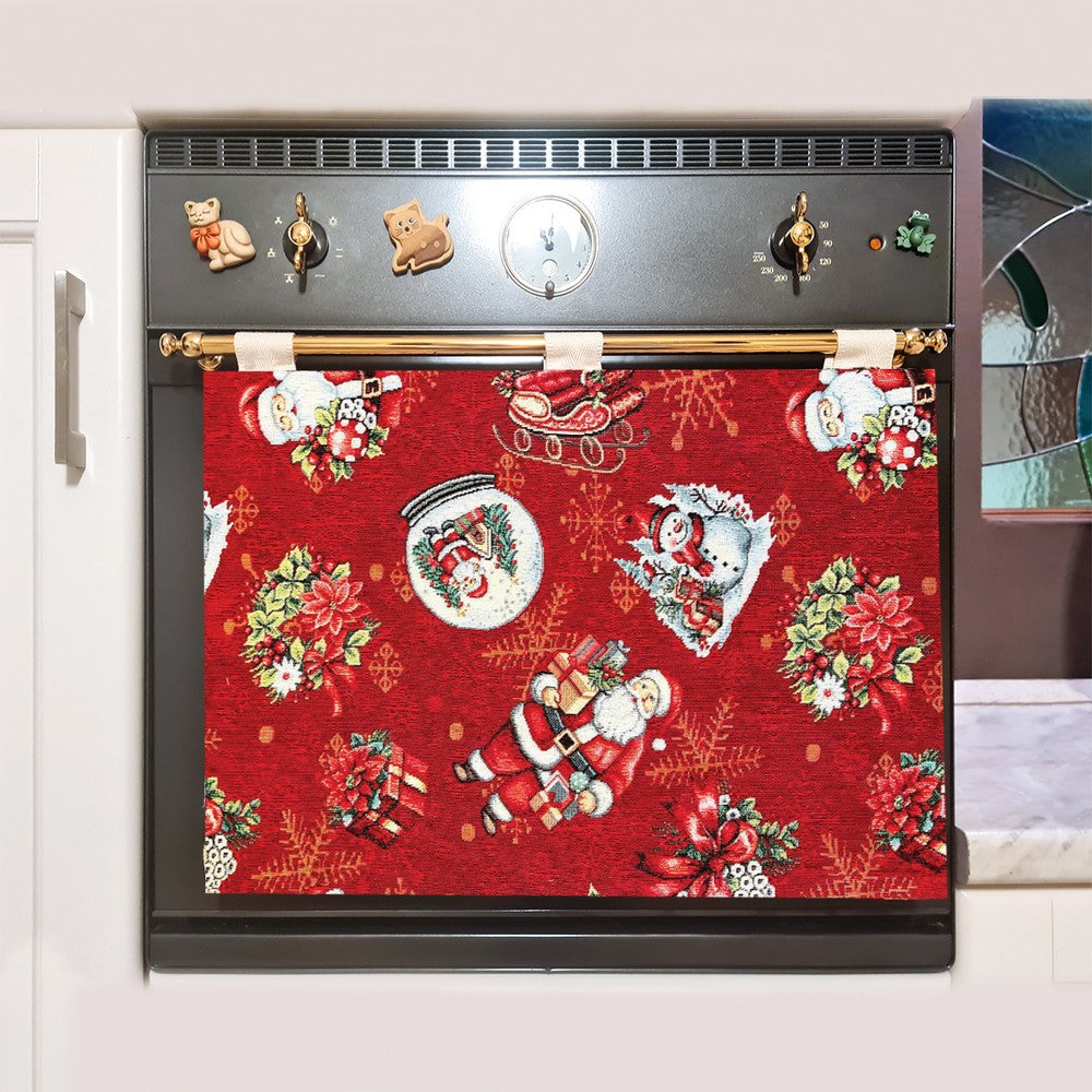 Copriforno cm.50x33 h con velcro regolabile NATALE