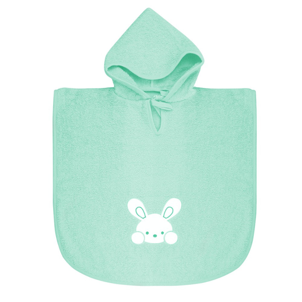 Poncho bimbo DUCK cm.45x47 con cappuccio - in spugna