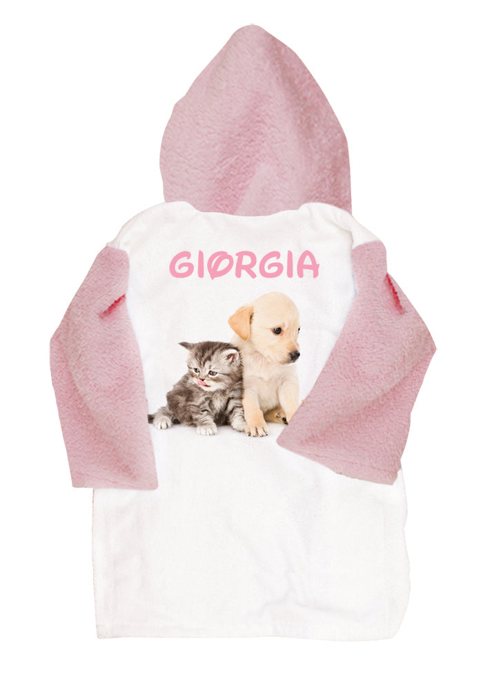 Accappatoio PERSONALIZZATO taglia 4/5 ANNi