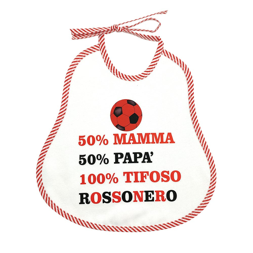Bavetta I TIFOSI cm.24x24 con laccetti stampati