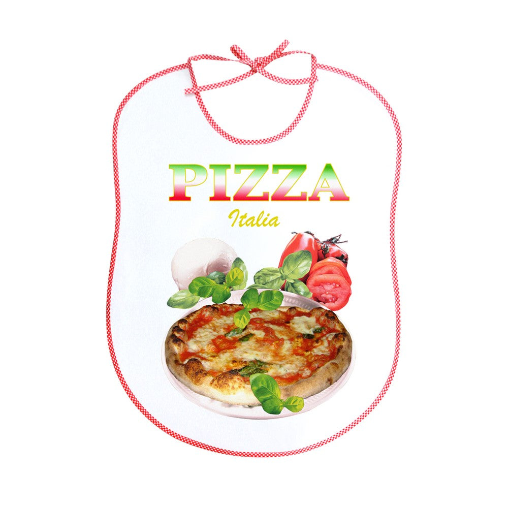 Bavaglione linea RICETTE cm.45x60 con laccetti stampati