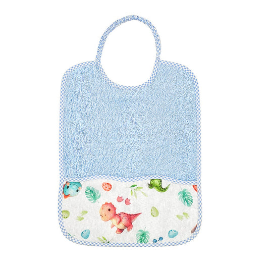 Bavaglino WOODY in spugna con tasca