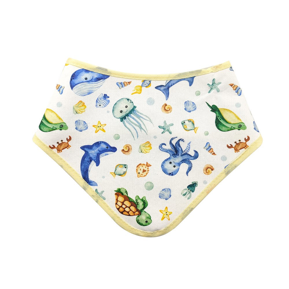 Bavaglino a bandana bimbo SEBASTIAN con velcro regolabile