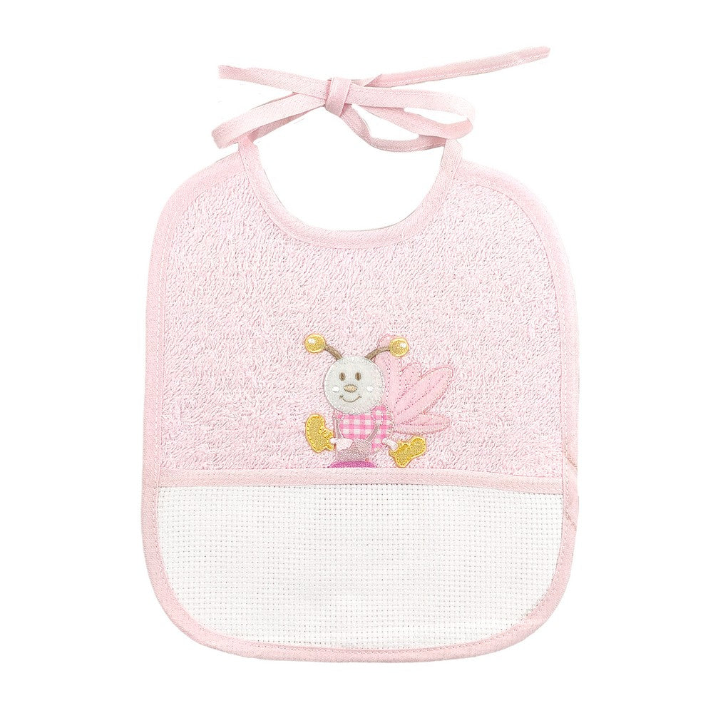 Bavetta MAIA cm.19x20 con tasca da ricamare