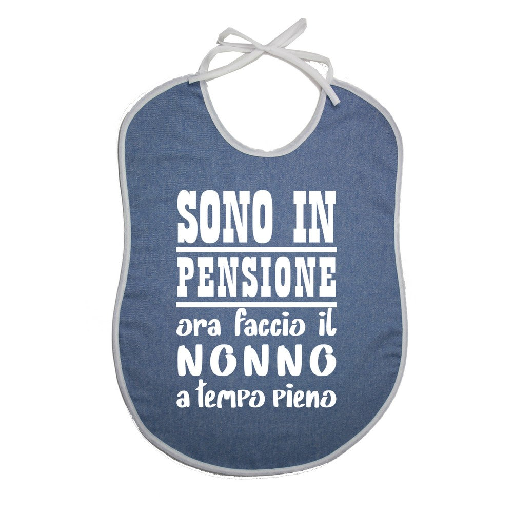 Bavaglione JEANS frasi spiritose ADULTO