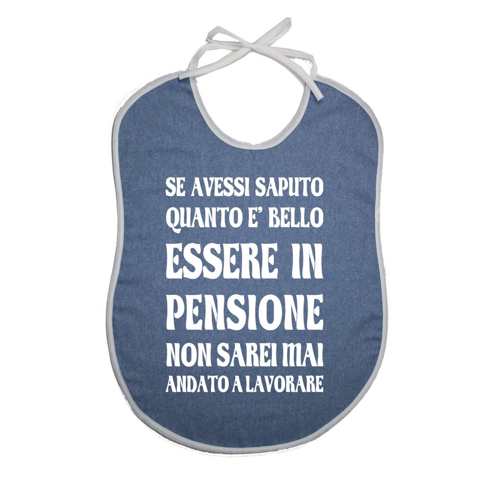 Bavaglione JEANS frasi spiritose ADULTO