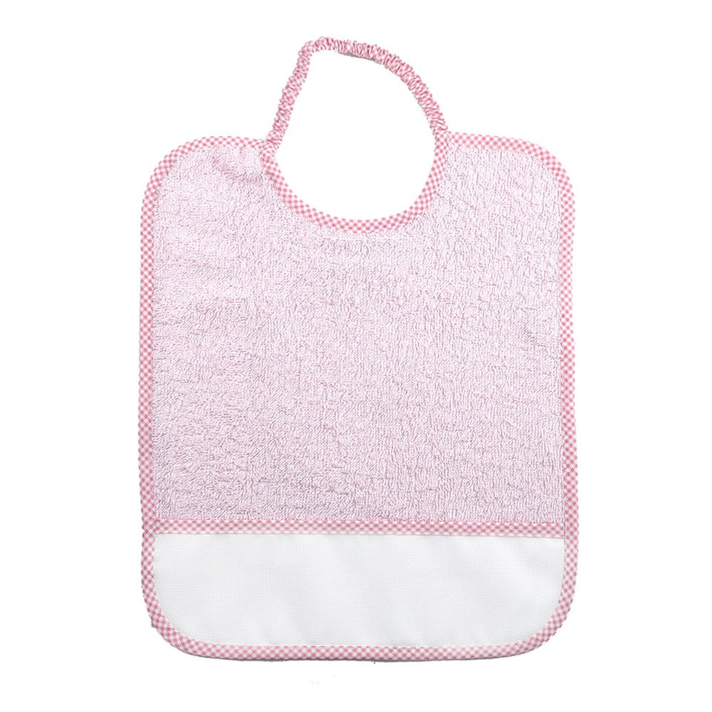 6 BAVAGLINI MAXI 29X36 con ELASTICO personalizzati con il nome che vuoi tu.