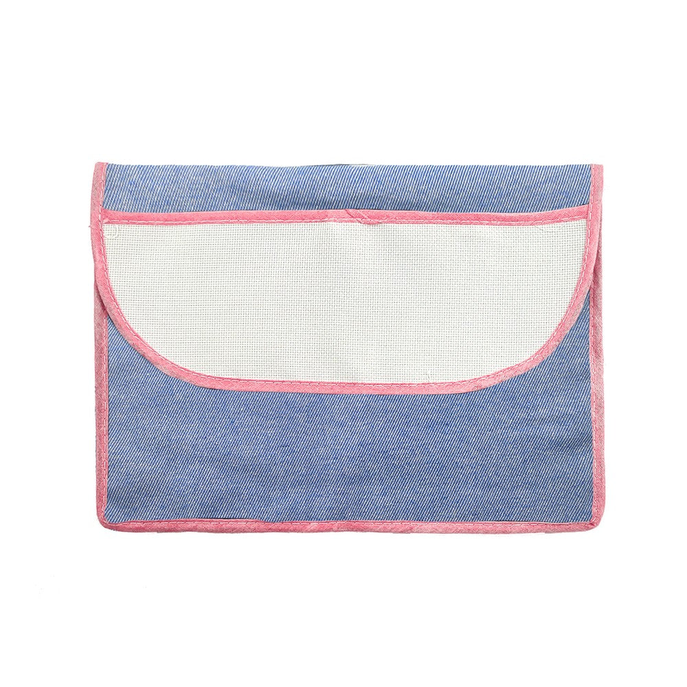 Bustina PORTA TOVAGLIOLI/BAVAGLINI cm.20x29 con tasca PERSONALIZZATA