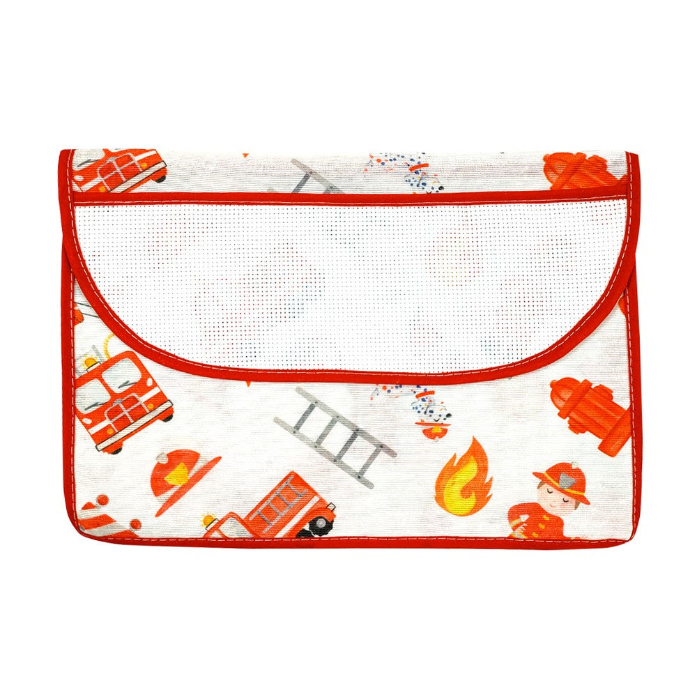 Bustina PORTA TOVAGLIOLI/BAVAGLINI cm.20x29 con tasca PERSONALIZZATA
