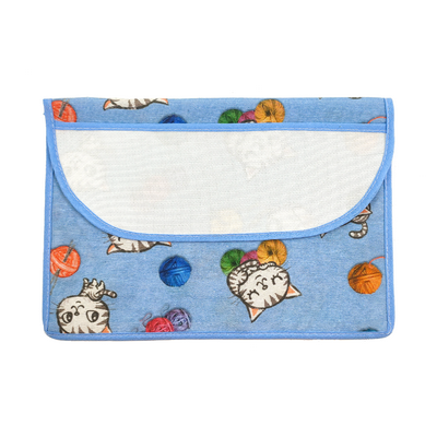 Bustina PORTA TOVAGLIOLI/BAVAGLINI cm.20x29 con tasca PERSONALIZZATA