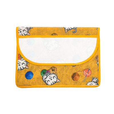 Bustina PORTA TOVAGLIOLI/BAVAGLINI cm.20x29 con tasca PERSONALIZZATA