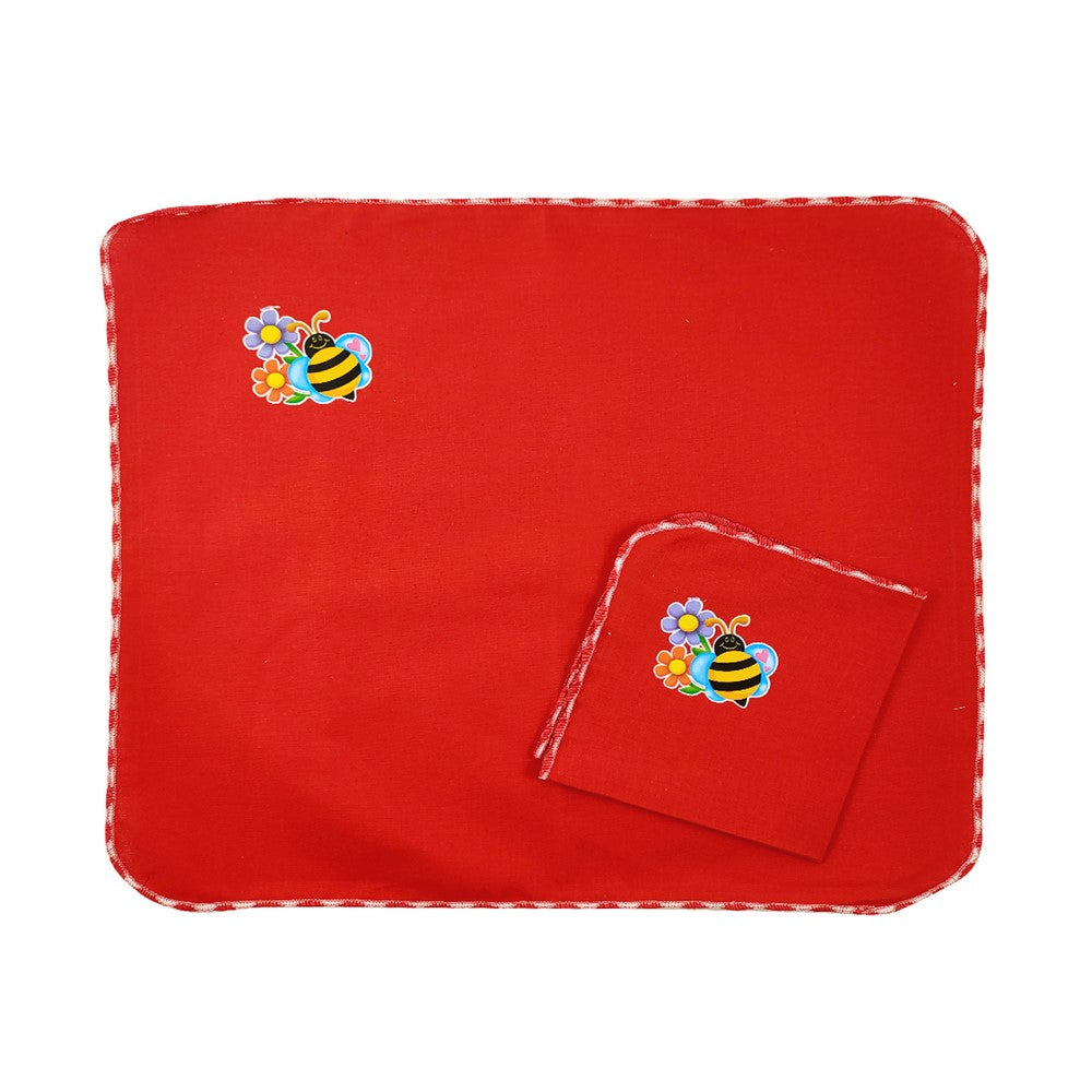 Set prima colazione bimbo:tovaglietta+tovagliolo