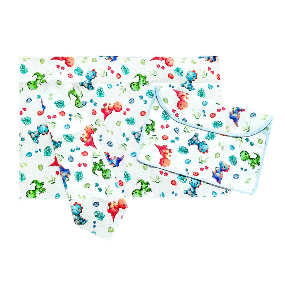 Tris colazione SEBASTIAN:Tovaglietta cm.29x39+Tovagliolo cm.26x26+Bustina cm.17x31 in busta