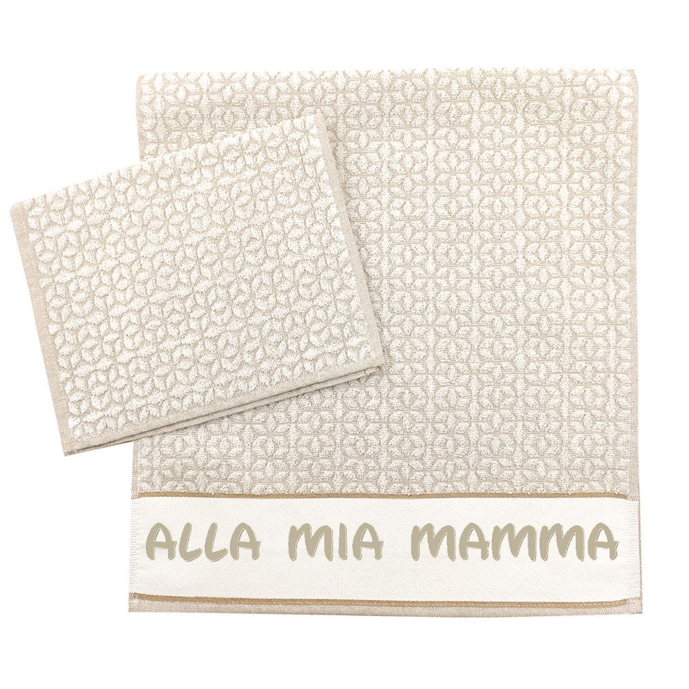 Coppietta spugna PERSONALIZZA con frasi dedicate alla MAMMA, al PAPA', ai NONNI