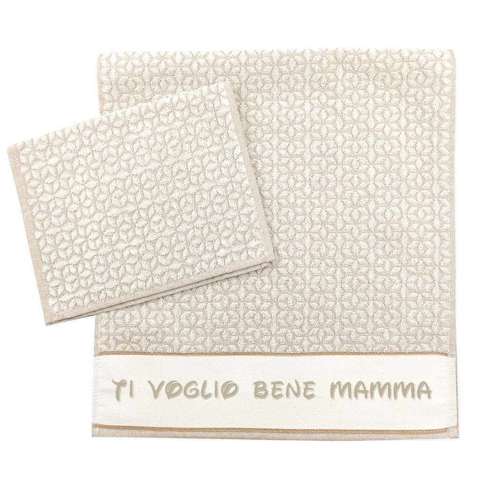 Coppietta spugna PERSONALIZZA con frasi dedicate alla MAMMA, al PAPA', ai NONNI