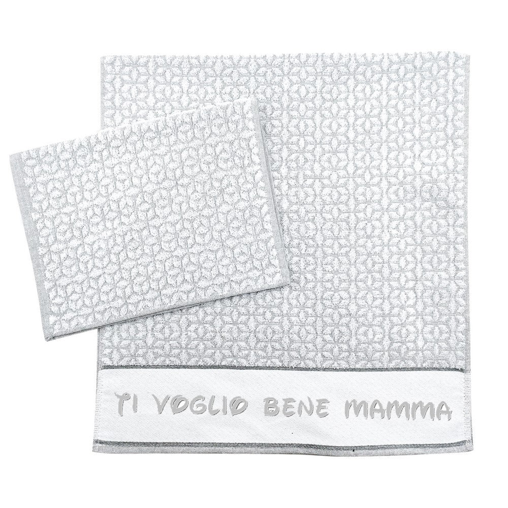 Coppietta spugna PERSONALIZZA con frasi dedicate alla MAMMA, al PAPA', ai NONNI