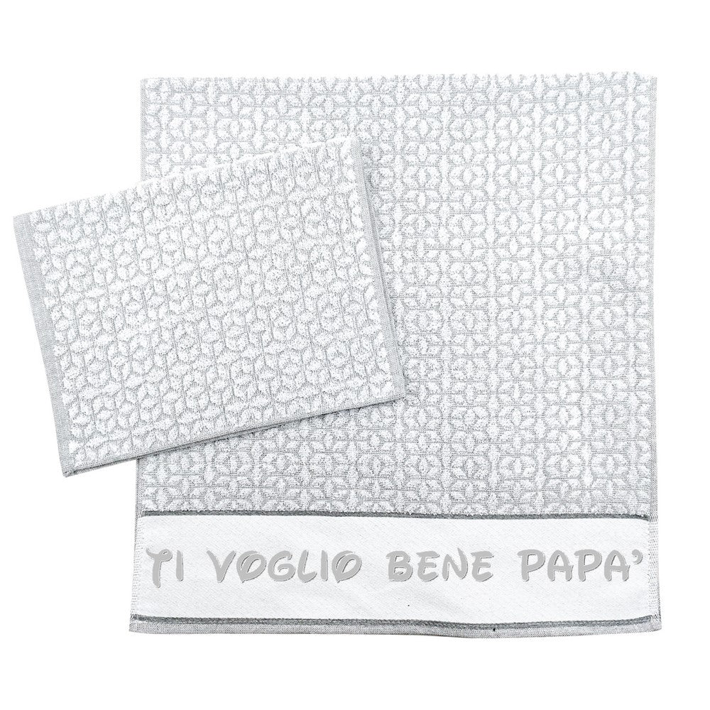Coppietta spugna PERSONALIZZA con frasi dedicate alla MAMMA, al PAPA', ai NONNI
