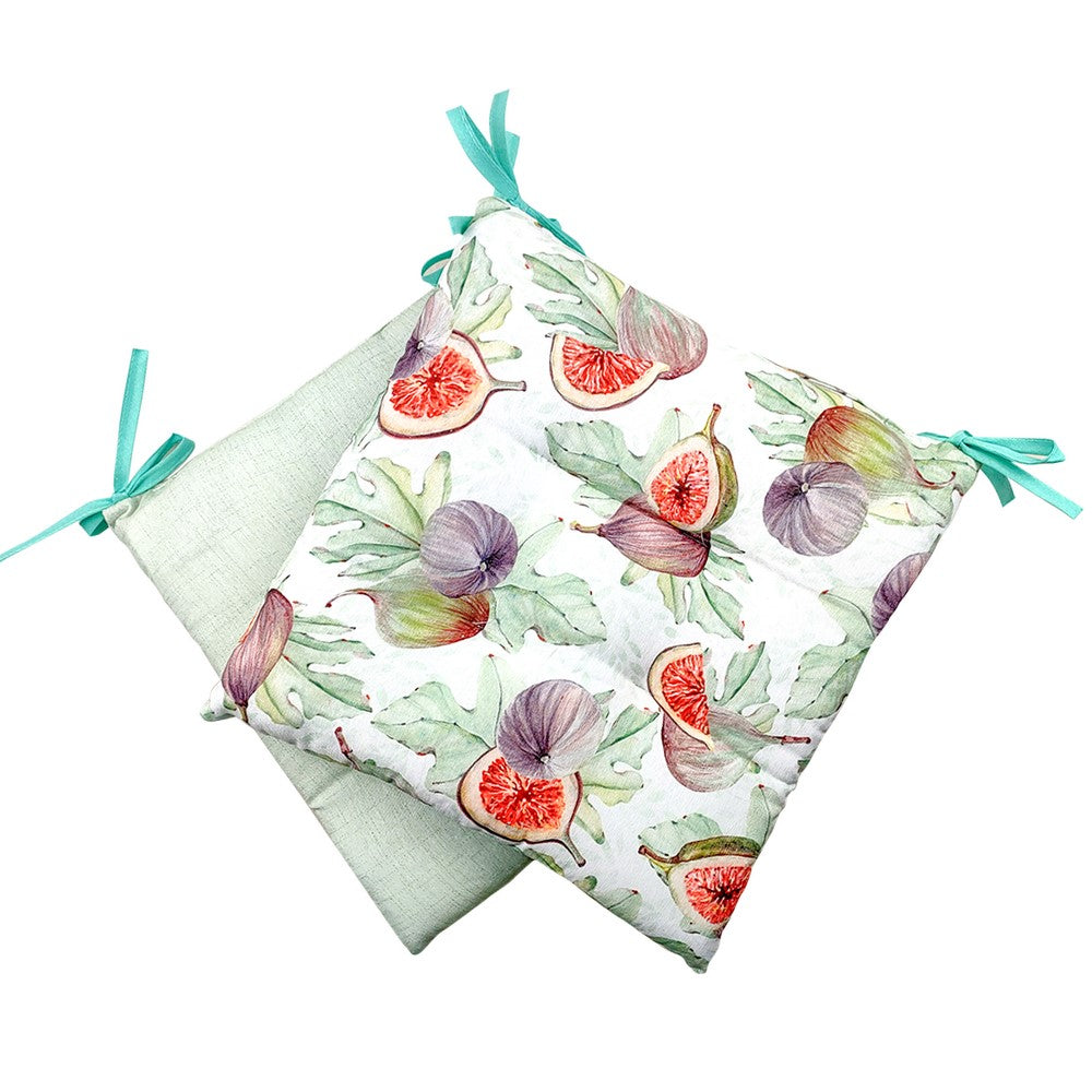 Conf.2 cuscini Trapuntini FRUITS cm.40x40