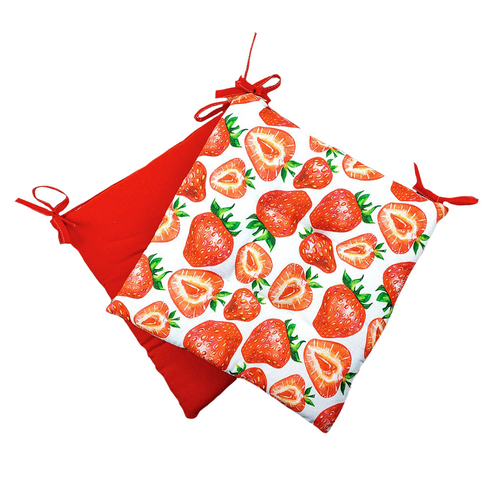 Conf.2 cuscini Trapuntini FRUITS cm.40x40