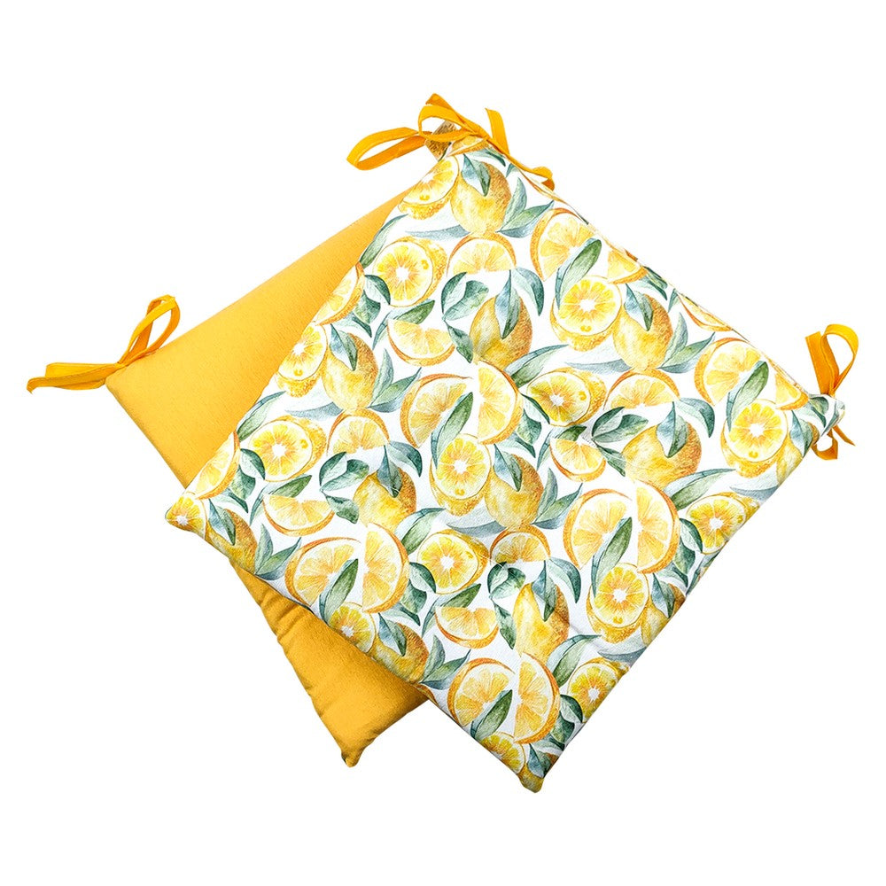 Conf.2 cuscini Trapuntini FRUITS cm.40x40