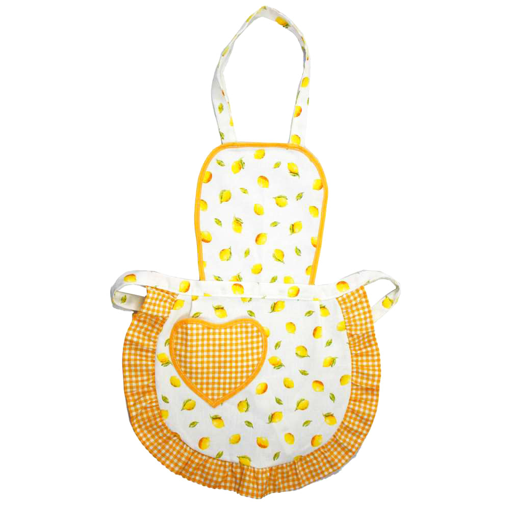 Grembiulino baby FABRIZIO con pettorina cm.39x50