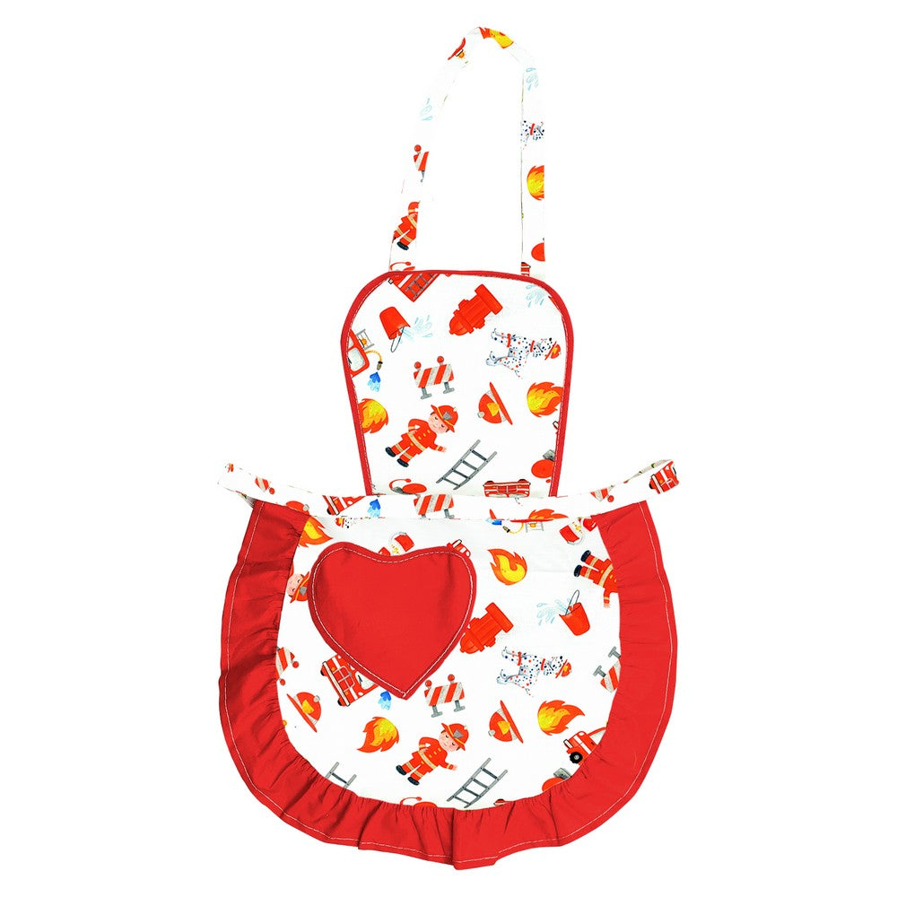 Grembiulino baby FABRIZIO con pettorina cm.39x50