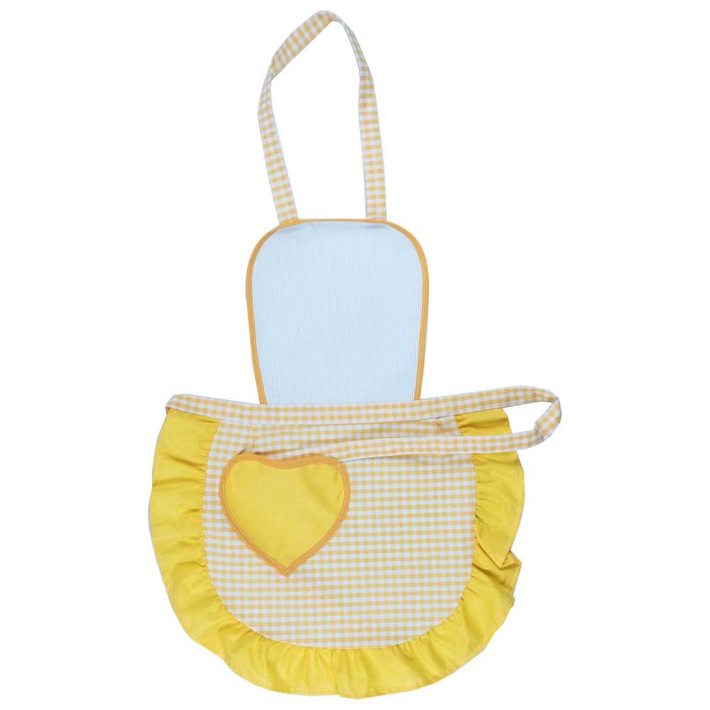 Grembiulino ROMEO cm.39x50 con pettorina e tasca a forma di cuore