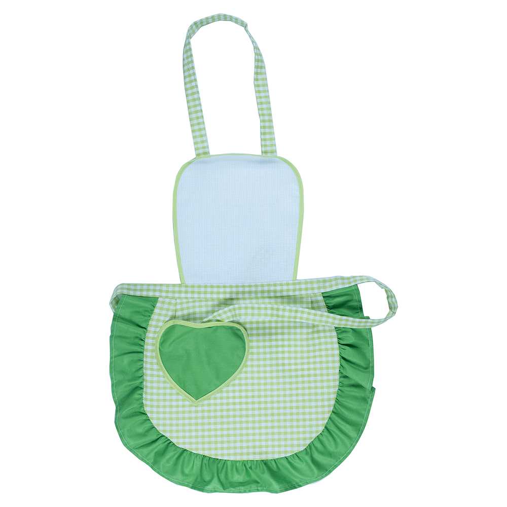 Grembiulino ROMEO cm.39x50 con pettorina e tasca a forma di cuore