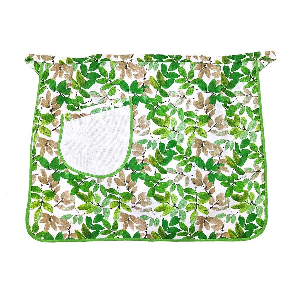 Grembiule a vita con tasca in etamine per il ricamo PRIMAVERA