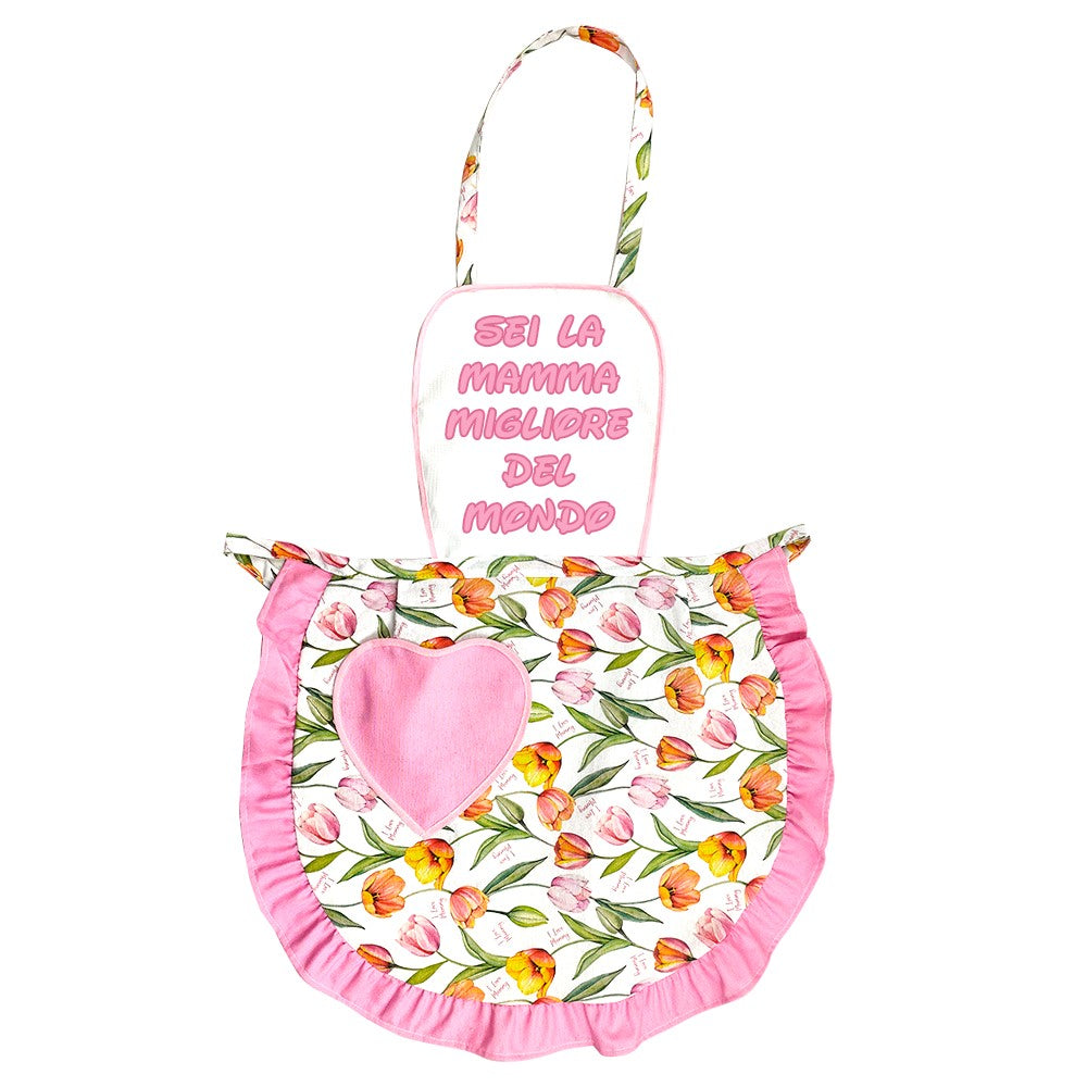 Grembiule donna personalizzato FRASI dedicate alla MAMMA