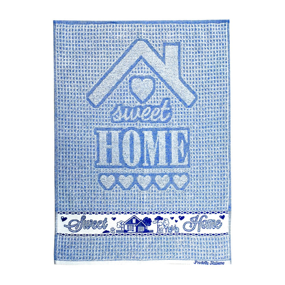 Strofinaccio spugna HOME SWEET HOME cm.50x70