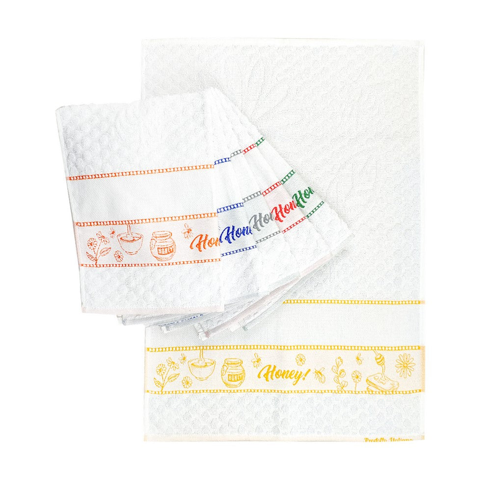 Strofinaccio da ricamare HONEY cm.50x70
