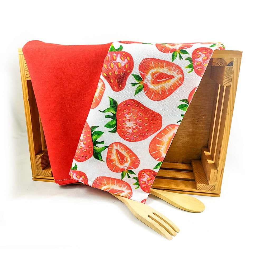Bis strofinacci FRUITS cm.52x72