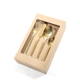 Set 24 posate oro lucido