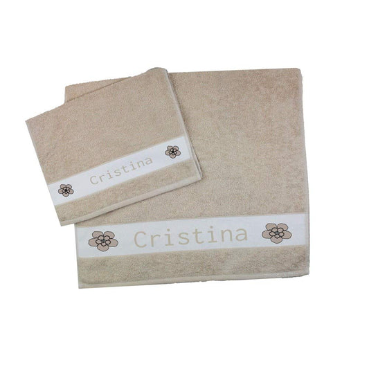 Coppia asciugamani personalizzati