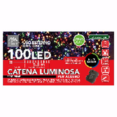 FILO LUCI LED MULTICOLOR A BATTERIA+8 GIOCHI LUCE+TIMER