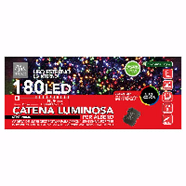 FILO LUCI LED MULTICOLOR A BATTERIA+8 GIOCHI LUCE+TIMER