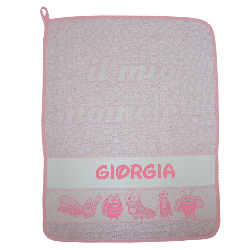 Bavaglino con elastico NOMI personalizzabile
