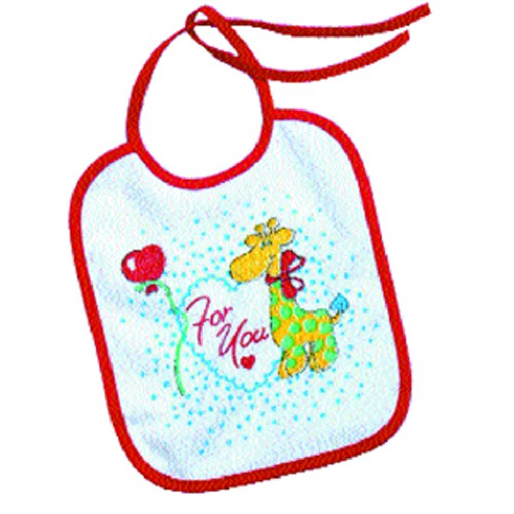 Confezione 3 bavaglini CIAKI cm.20x24 con laccetti