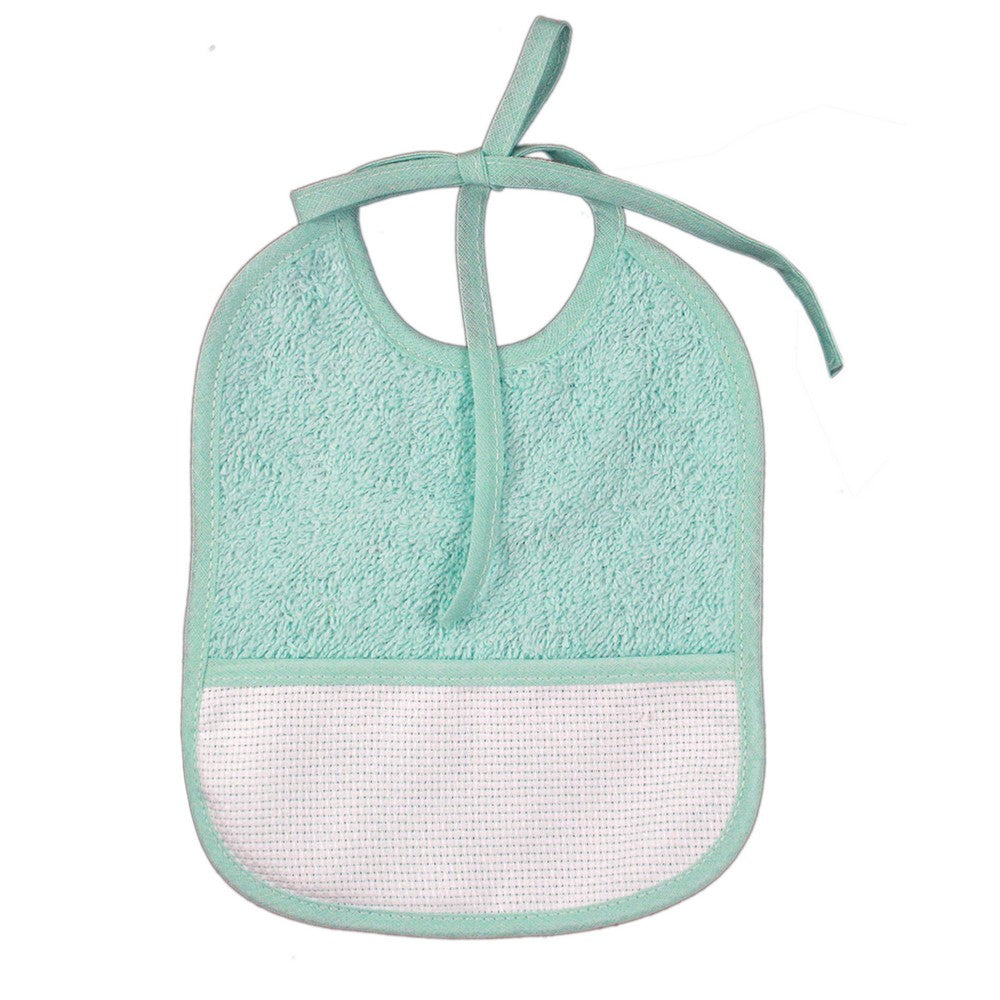 Bavetta PLUTO cm.16x19 con laccetti e tasca da ricamare