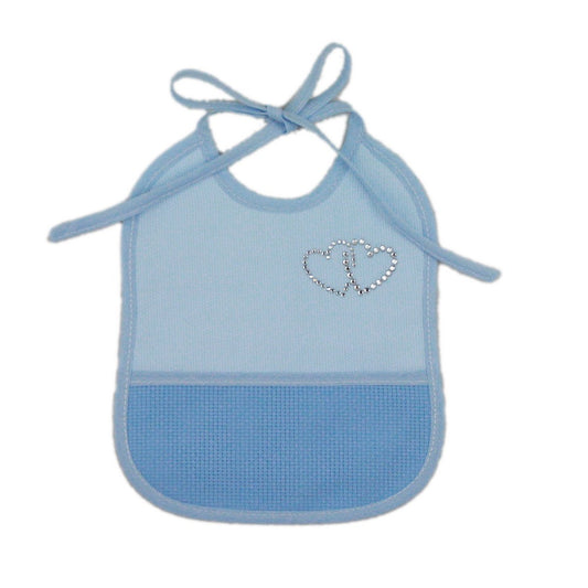 Bavetta ZIGULI' cm.16x20 con laccetti e applicazione strass