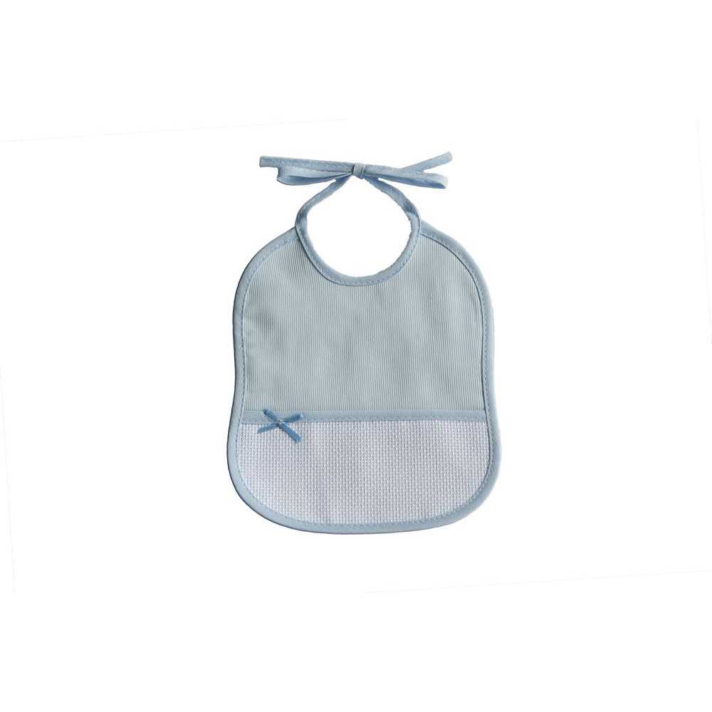 Bavaglino GOLIA cm.16x20 con laccetti da ricamare