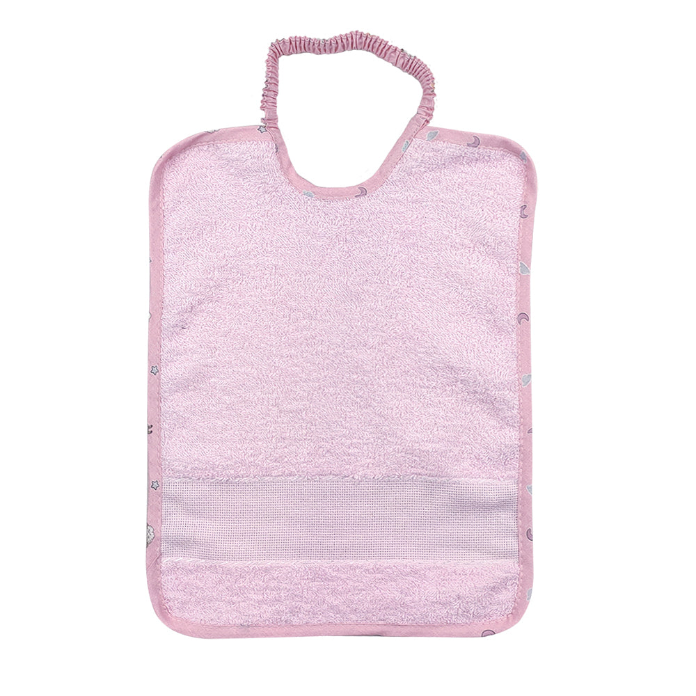 Bavaglino CARLOTTA cm.25x35 con elastico da ricamare