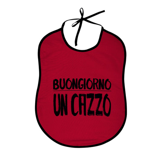 Bavaglione LA CUCINAZZA cm.45x60 con stampe SPIRITOSE 100% riciclato