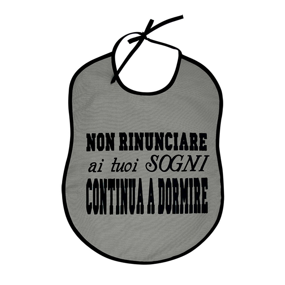 Bavaglione LA CUCINAZZA cm.45x60 con stampe SPIRITOSE 100% riciclato