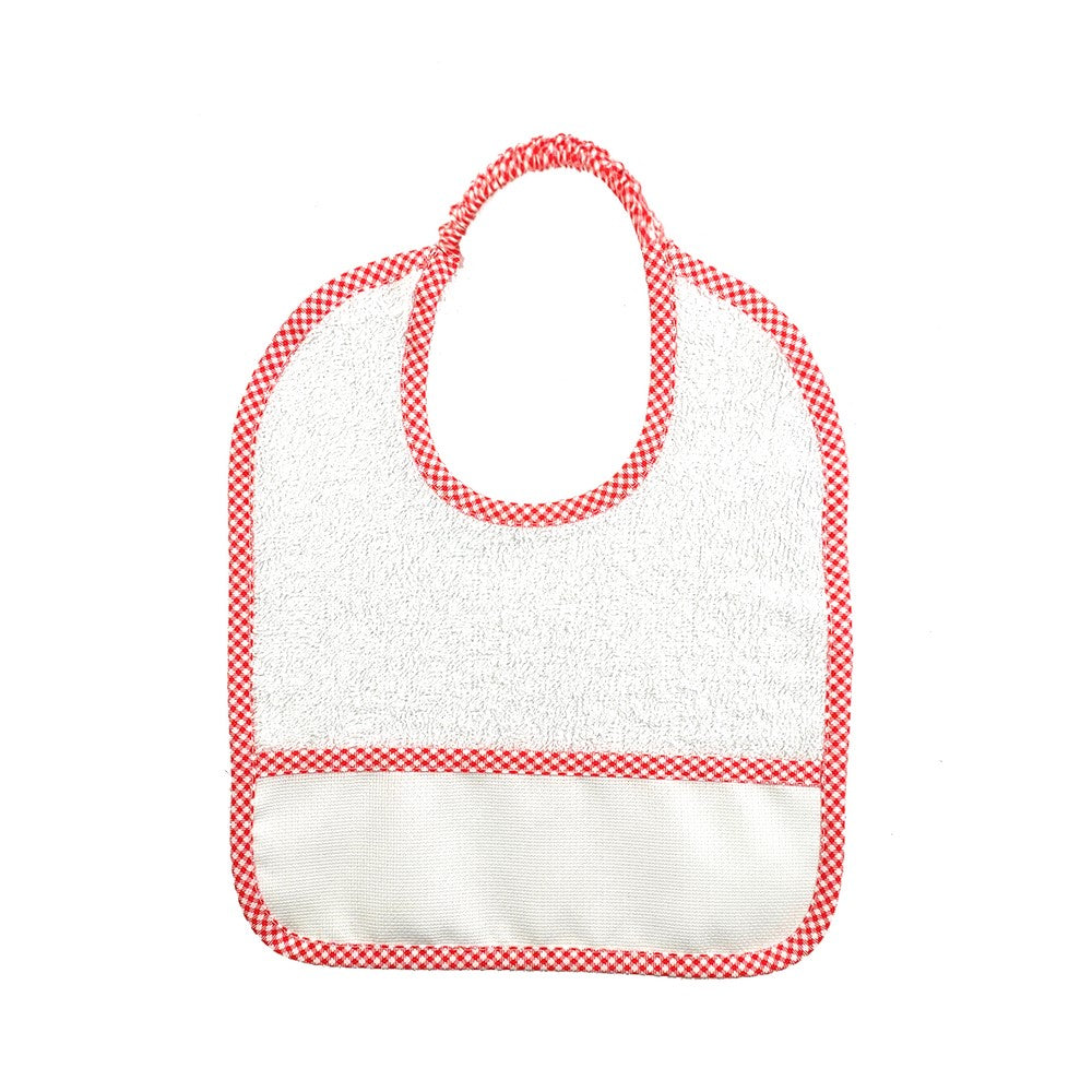 6 BAVAGLINI piccoli 24x27 con ELASTICO personalizzati con il nome che vuoi tu.
